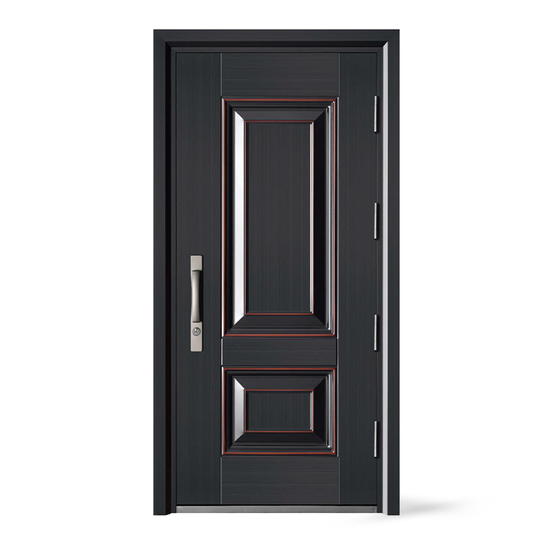 Copper Color Single Opening UV Resistant Steel Front Door Copper Color Single Opening UV Resistant Steel Front Door